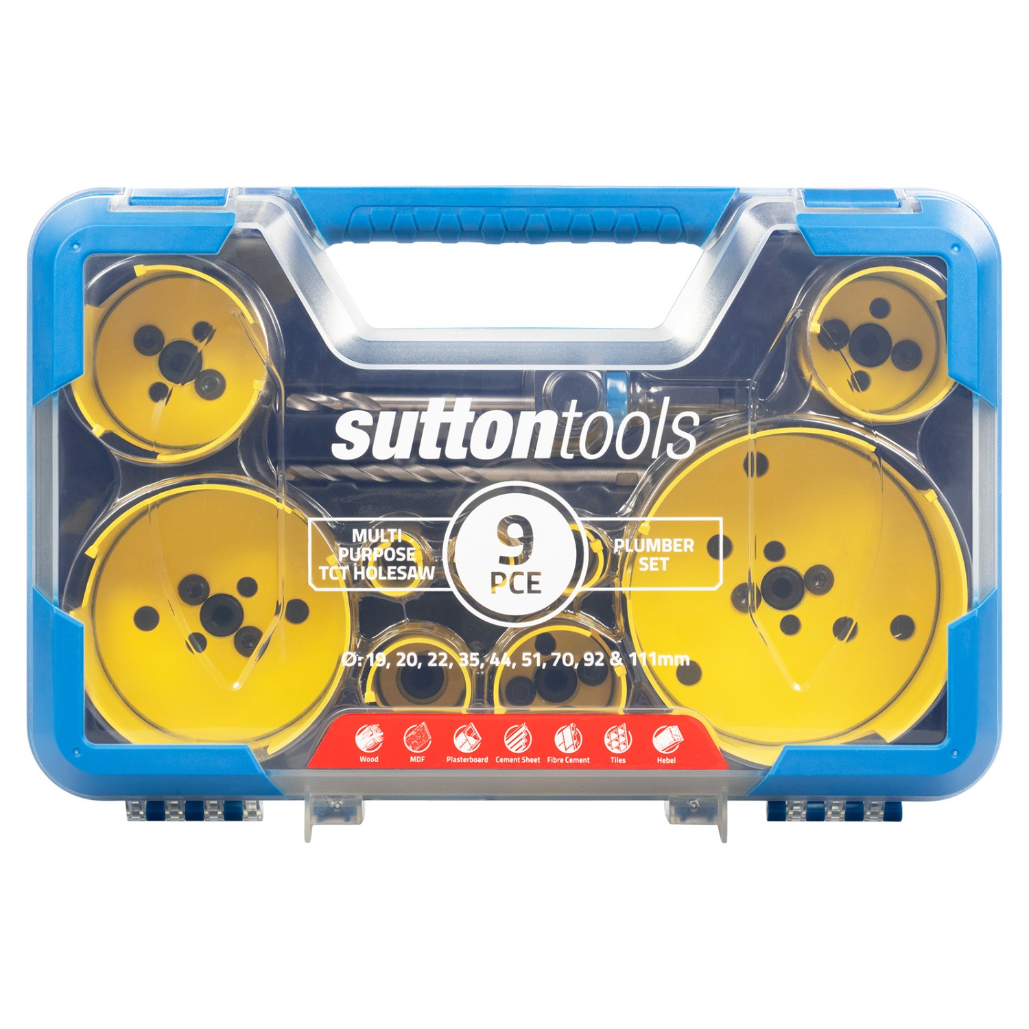 TCT Holesaw Sets Multi Purpose Sutton Tools